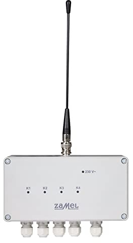 EXTA FREE Funkschalter 4 Kanäle Ohne Fernbedienung 230 V AC Motoren Lampen Torantriebe Pumpen Gartenbeleuchtung Steuerung Kabellos Funk RWS-311C
