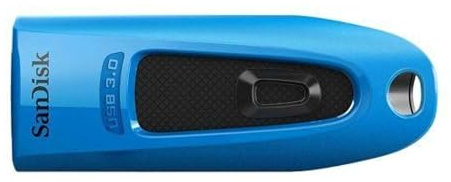 SanDisk Ultra USB 3.0 Flash- Laufwerk 32 GB (SecureAccess Software, Passwortschutz, Übertragungsgeschwindigkeit von bis zu 130 MB/s) Blau