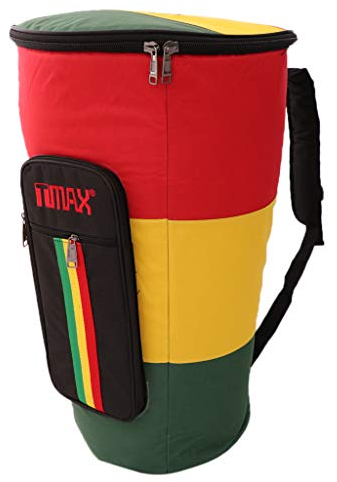 Afrikanische Trommel Tragetasche Rucksack Djembe Tasche Gig Bag - Bunt, 12 Zoll