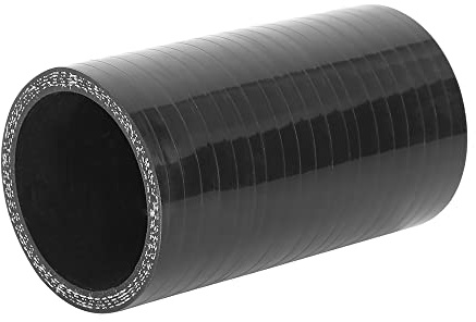 X AUTOHAUX Manguera De Silicona Recta Negra 1pc para Intercooler | 50mm ID, 10cm Longitud, Resistente A Altas Temperaturas, Anticolisión, Anticorrosión, Para Conector De Enfriamiento