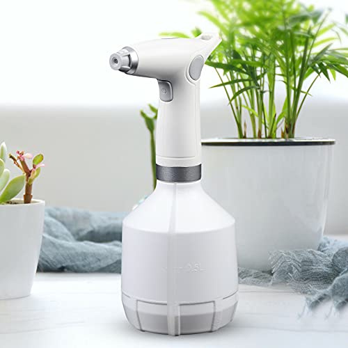 Elektrische Sprühflasche 1000ML Elektrische Gießkanne USB-Aufladbarer Handsprühflaschen Feinsprüher Elektrischer Garten-Wassersprüher für Garten- und Pflanzensprüher