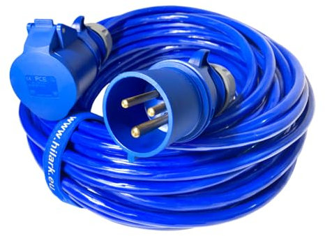 HILARK CEE polyurethane extension lead H07BQ-F 3x2,5 BLUE (45m)