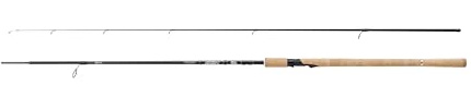 Abu Garcia Venturi V2 Spinnrute - Leichter 30T Carbon Blank, Premium Korkgriff, vielseitige Aktion, ideal für die Fischerei auf Süßwasserarten wie Forellen, Barsche und Hechte 3.04m 10-35g