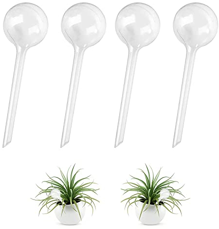 MXDHOKY 4 Pezzi Irrigazione Globo Bulbi, Sfere per Irrigazione, Palline di Irrigazione Automatiche, per Vasi e Piante, Fiori e Bonsai