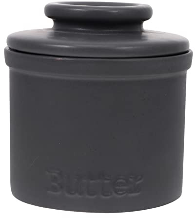 UPKOCH Butter Keeper Crock Bell Ceramic Cheese Storage Container Airtight Butter Dish Lid Easy to Use Cup Lid
