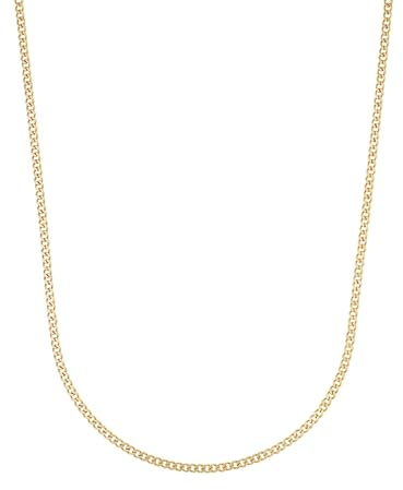 Amor Collier Edelstahl Unisex Damen Herren Halsschmuck, 38 cm, Gold, Kommt in Schmuck Geschenk Box, 2037369