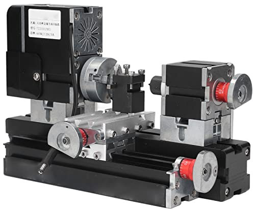 Micro Tour Rotatif à Métal Haute Puissance 12 V DC 60 W 12 000 Tr/min Avec Mandrin De Perçage 100-240 V Adapté Au Traitement du Bois Et du Plastique(UE)