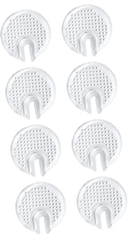 FRCOLOR 4paare Rutschfeste Flip-flops Schutzmatten Transparente Gel-zehenschutz Pads Langlebige Atmungsaktive Vorderfuß-einlagen Für Schmerzfreie Bequeme Fußpflege