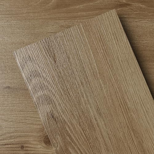 Vinylboden 2.0mm dick Wasserdicht für Wohnzimmer Schlafzimmer Badezimmer Küche (2.51m²,Rosa Braun)