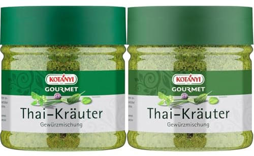Kotanyi Gourmet Thai-Kräuter Gewürzmischung, typischer Geschmack nach Ingwer, Koriander und Zitronengras, 151 g (Packung mit 2)