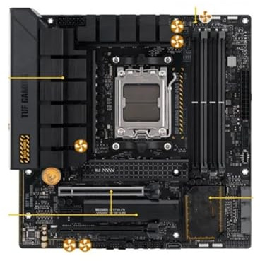 Placa Madre Placa Base Fit For ASUS TUF Gaming B650M Plus WiFi MATX B650 DDR5 6400+(OC) MHz M.2 USB3. 128G WIFI6 Bluetooth V5. Socket AM5