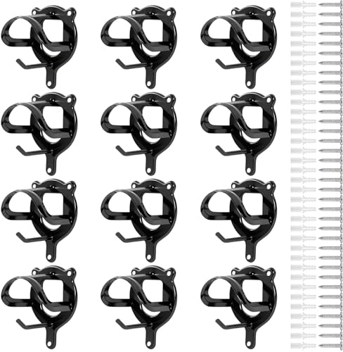 12 Stück Trensenhalter Pferd Zaumzeughalter, Equestrian Bridle Hanger | Halterung Zaumzeug, Aufbewahrung Halfter Aufhänger, Metall Trensenhalter, Haken Pferd Tack für Pferde,Reitstall,Sattelkammer