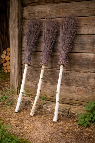 Birken-Naturbesen – Robuster Profi-Hofbesen für Garten & Außenbereich (120 cm)