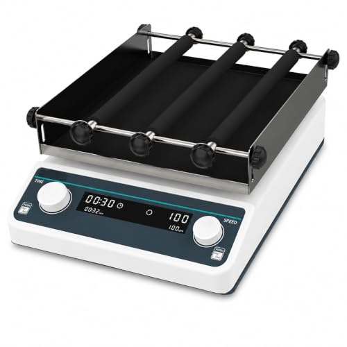 Digitalt skakbord med timer – 40–200 varv/min, LED-skärm, justerbar 1 min till 23 timmar, kontinuerligt läge, perfekt för plunta, tallrikar och kulturflaskor