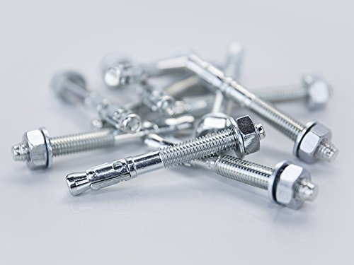 50 Stück M10x90 Schwerlastdübel L=90mm I Stahl verzinkt I Gewindelänge 50mm