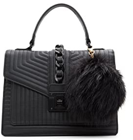 ALDO Women's Regular Jerilini Top Handle Bag, Black