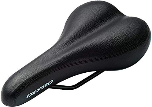 TentHome Fahrradsattel gepolstert Bequem Fahrradsitz MTB Fahrrad Sattel PU Leder Rennradsattel Ergonomischer Cityradsattel Tourensattel für Trekkingrad, Mountainbike, Tourenrad, E-Bike