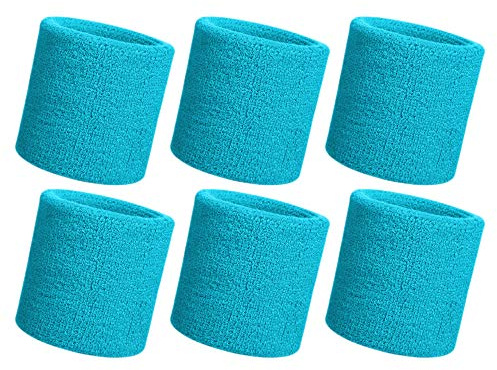 HANERDUN Schweißband Handgelenk schweissband Absorbierende Schweißbänder | Schweißband Handgelenk, Schweissband, Schweißbänder Arm, Frottee Wristband, Herren Damen, Sport Laufen Fahrrad Joggen Tennis