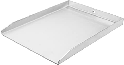 mocisa Grillplatte | Plancha | BBQ-Wanne | Grillkorb | Edelstahl | Massiv | hochwertig verarbeitet | Made in Germany | Verschiedene Größen (30cmx25cm Universal)