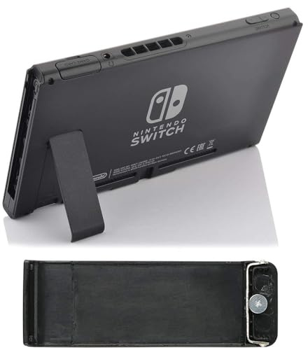 MMOBIEL Rückschale Bracket Kickstand Halter Mainframe Back Housing Bracket Kompatibel mit Nintendo Switch Konsolenhalter Stand Shell Black