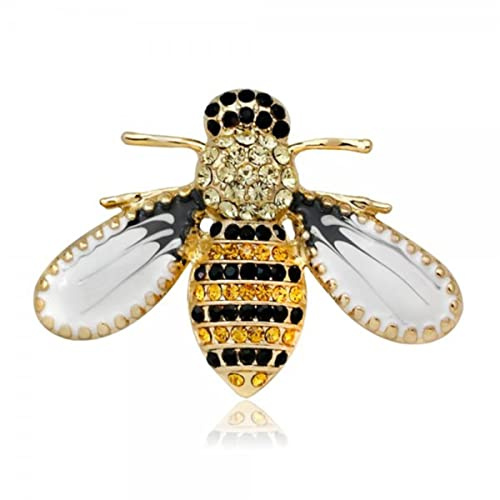 Vintage Insecte Animal Broche Broches Pour Femmes Bling Strass Mignon Abeille Broches Émail Broche Bijoux De Noce Bijoux Meilleur Cadeau-style 6