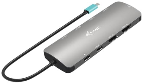 USB-C METAL NANO 2X HDMI DOCKING STATION + PD 100W