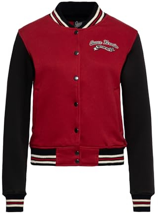 Queen Kerosin Chaqueta universitaria para mujer | Sudadera | Chaqueta de béisbol | Corte regular | We Can Do It | Woman | Rockabella | 50S | Rockabilly | Vintage | Rock'n' Roll | Estilo retro We Can