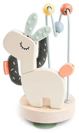 Done by Deer Stick&Stay Activity Insel Lalee - Stimulierende Features wie eine Mini-Motorikschleife, Raschelgeräusche und flexible Elemente, Montessori spielzeug das Fördert die Feinmotorik