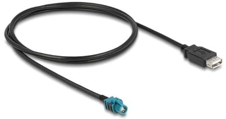 DeLOCK 90563 Cavo coassiale 1 m HSD Z USB A Nero