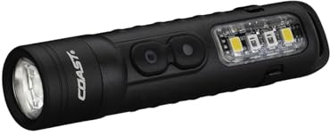 Coast KL30R 500 Lumen Rechargeable LED Pocket Flashlight with UV Light