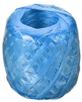 PATIKIL Corde en Polyester Nylon Plastique de 180m/590Ft, Rouleau de Cordes de Paquets de Ficelle de ménage pour Le Jardinage, l'emballage, l'artisanat DIY, Bleu