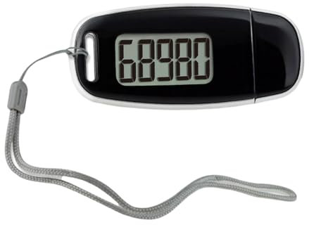 YCHUCH Podomètres 3D simples et précis pour la marche, les activités en plein air, petits podomètres numériques rechargeables par USB pour le sport