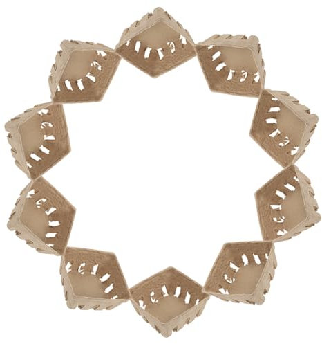 HOLIDYOYO 24pezzi Contenitori Fibra di Polpa per Frutta per Conservazione e Presentazione di Fragole e Bacche per Mercati e Cucina Design Elegante e Ventilato per Freschezza Ottimale