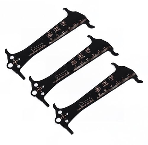 1/3PCS Chain Wear Indicator Checker Bicycle Chain Repair Tool Measuring Ruler Cycling Chain Gauge Measurement Ruler