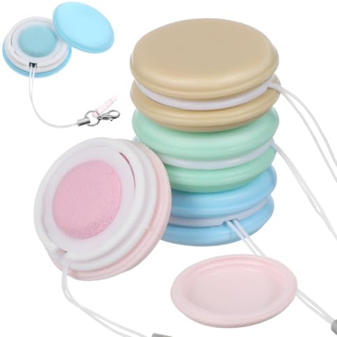 Gadpiparty 4pcs Macaron Phone Screen Cleaner, Phone Screen Cleaner Dual Sided Microfiber Wipes with Keychain Lanyard for Smartphones Tablets and Camera Lens Cleaning Tool