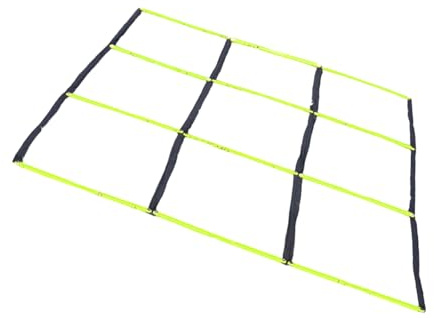 ZYHARUKO Verstärktes Nylon, Sport-Trainingsleiter für Übungen, Multi-Grid, Koordination, Balance-Übungsgerät für Sportler, Kinder, Balance, Kernkompetenz, Entwicklungsleiter