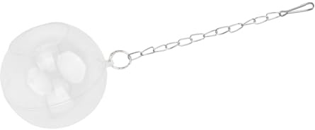 Lurrose Papageien Futterball Hängend aus Robustem Kunststoff 11cm Geflügelfutternapf mit Futteröffnung 5,7cm für Ziervögel und Kleingeflügel Haustierzubehör