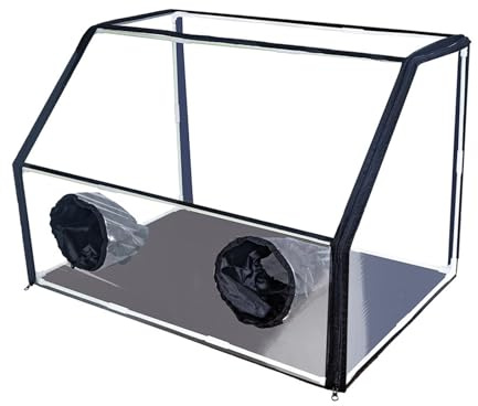 Tente de culture de champignons fongicide portable avec panneaux transparents pour faciliter les environnements contrôlés, projets d'apprentissage, environnements d'observation transparents et de