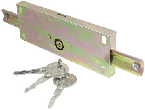 Aexit Chiavi incrociate tono oro, serratura centrale per serranda avvolgibile in metallo per garage ID: 650353