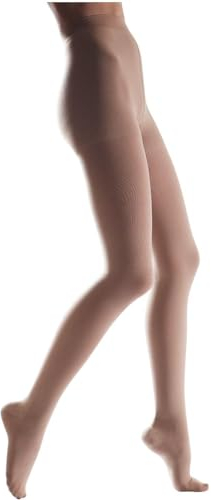 Collant Medici a Compressione per Donna – Classe II (23-32 mmHg) Collant Graduati con Punta Chiusa – Tallone Rinforzato – Fascia Larga e Confortevole