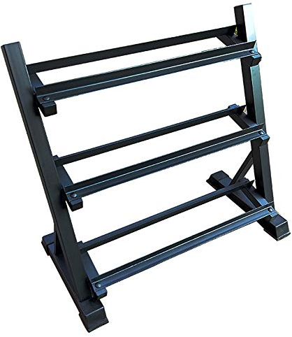 Stahl Hantel Rack 3 Tier Gewicht Lagerregal Hantel Ständer Stark Robust für Gym Home Daily Workout