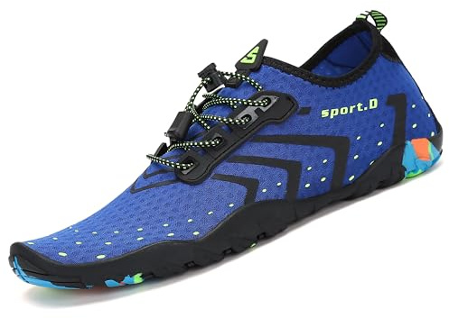 SAGUARO Badeschuhe Strandschuhe Aquaschuhe Wasserschuhe Surfschuhe Schwimmschuhe für Damen Herren Kinder, GR.35-48
