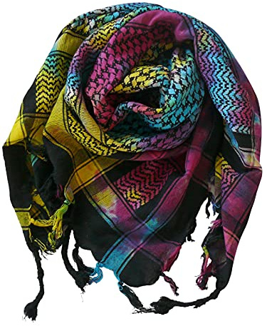 Harrys-Collection PLO Pali Tuch Schal in 20 Farben 100% Baumwolle dick