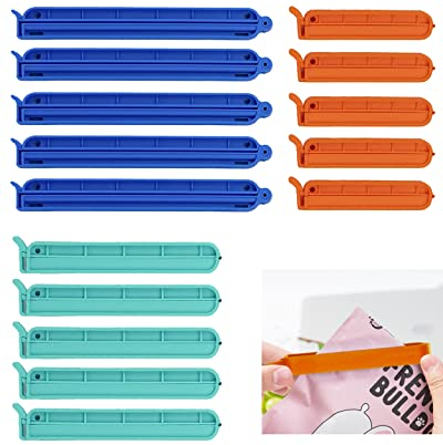 Verschlussclips,Tütenclips Drei Verschiedene Größen und Farben,Clips Für Tüten Paket 15,Verschlussklammern Clips für Zuhause Zum Versiegeln von Lebensmitteln Snacks Kaffee,Klammern für tüten