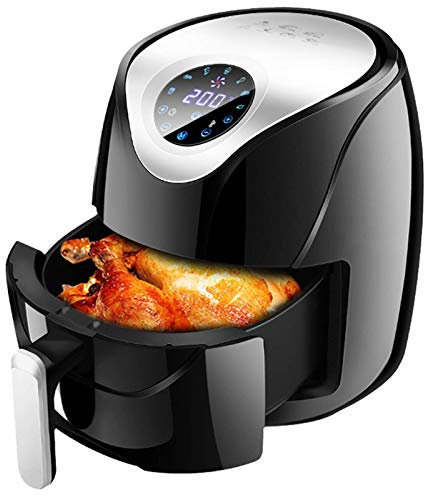 ANIFM Friteuse à air Intelligente friteuse électrique Multifonctions poêle à Frire électrique Four ménage Haute capacité sans fumée contrôle de l'écran Tactile Comfortable Anniversary
