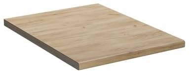 Vicco Plan de Travail Cuisine R-Line, Chêne de Force doré, 45cm, adapté au Montage sur des Meubles Bas et des Plans de Travail