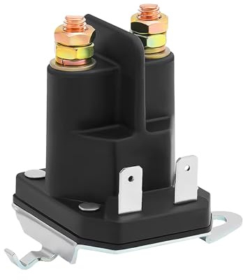 Flaconi Relè Di Avviamento Per Trattorini ，Relè di Avviamento 12 v，Tosaerba Motorino di Avviamento Solenoide Trattorino ，12V Interruttore Relè Solenoide,Sostituendo i Riferimenti Originali 532192507