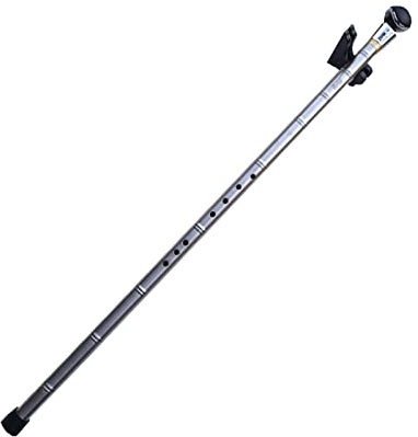 SJHKXAHY 89cm Metall Titan Flöte G/F Key Vertikale Flöte Dudelsack Klarinette Flöte Anfänger Flöte Gehstock Flöte Ideal zum Spielen von Flöte