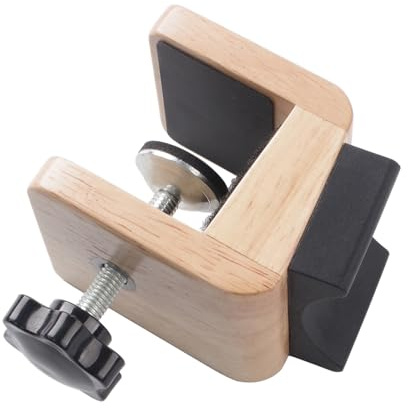 Gitarrenständer, Verstellbarer Gitarrenständer,Halskrause für Gitarre mit Silikonschutz und Rutschfestigkeit,Gitarrenhaken für 3,5 Cm Dicke Tischplatte