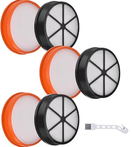 Aymthgt 3 Pack Type 90 Filter Kit for Vax Mach Air Lift Pet Max Vacuum | Premium Pre & Post Motor Type 90 Filter Set for Vax Air Stretch & Zoom Pet Series Vacuum Cleaner, with 1 Cleaning Tool Brush